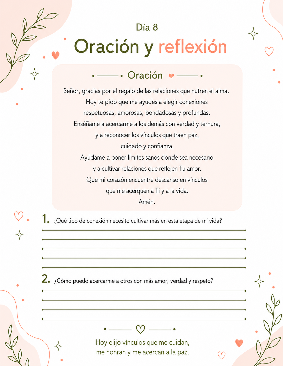 Recargar energías con Arte — Día 8