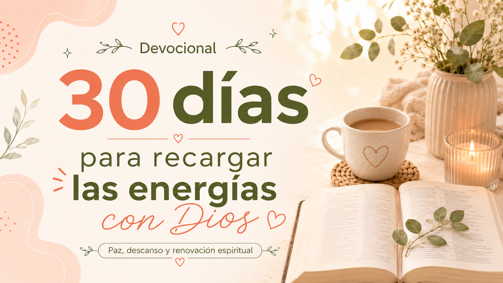 Portada del devocional para recargar las energías con Dios